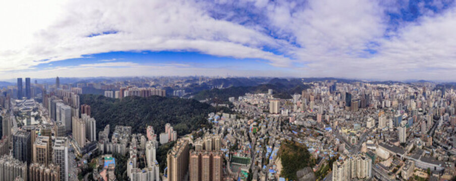 貴州貴陽城市風光全景圖