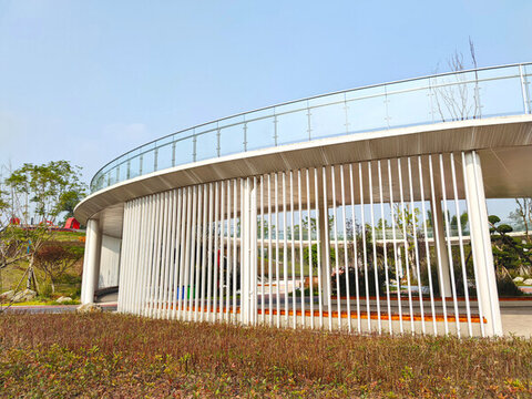 公園健身跑道橋