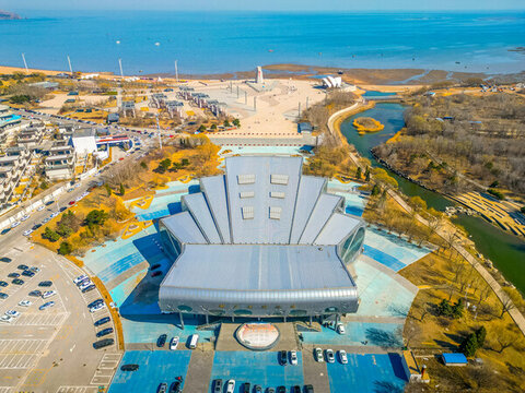 葫蘆島市地標(biāo)建筑旅游景點(diǎn)海邊
