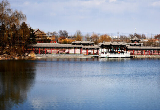 晉祠公園水景