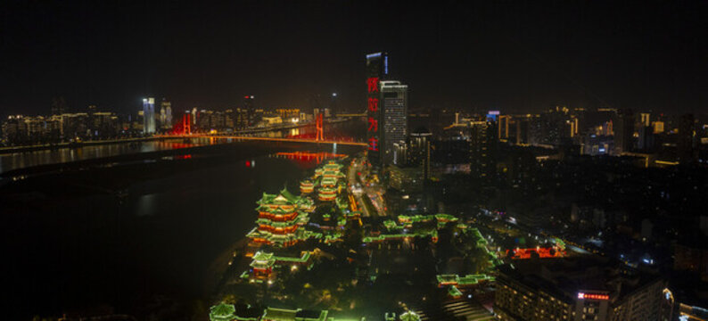 江西南昌滕王閣景區(qū)航拍
