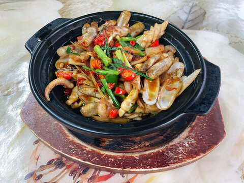 香辣海鮮煲
