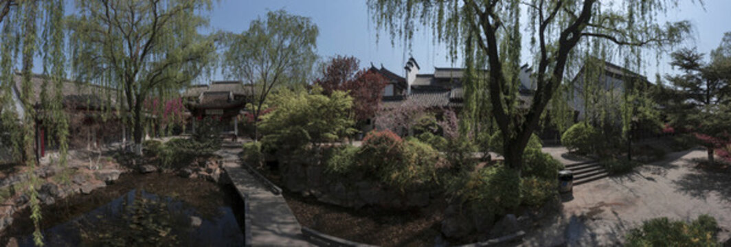 寬幅濟(jì)南國(guó)際園博園全景