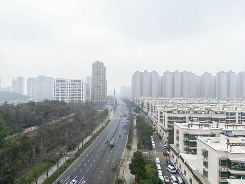 長沙道路航拍