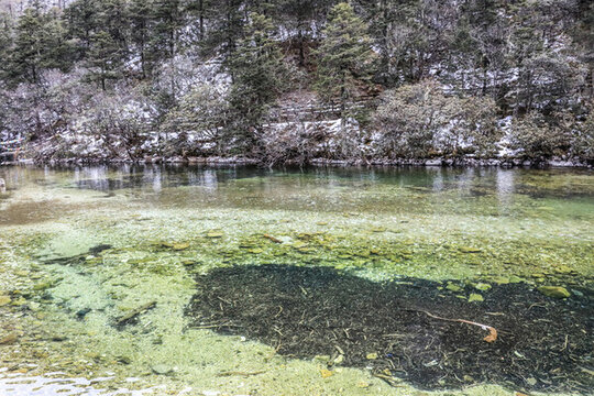 四川甘孜康定木格措七色湖