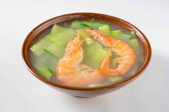 鮮蝦老黃瓜湯