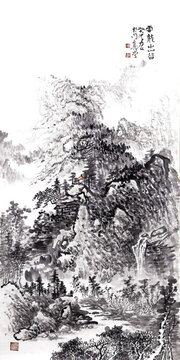 國(guó)畫山水