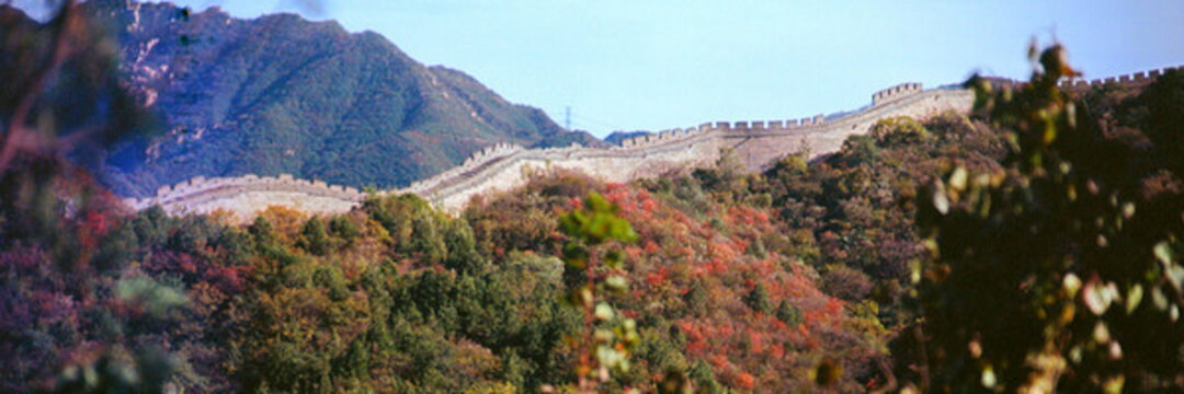 北京八達(dá)嶺長城秋景