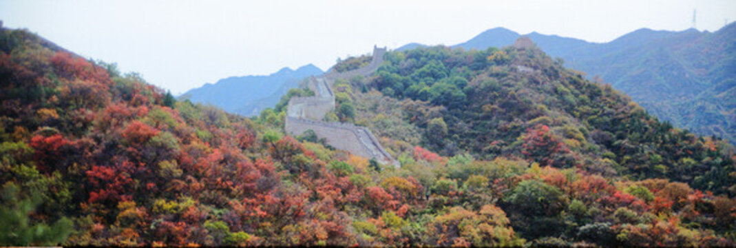 北京八達(dá)嶺長城秋景