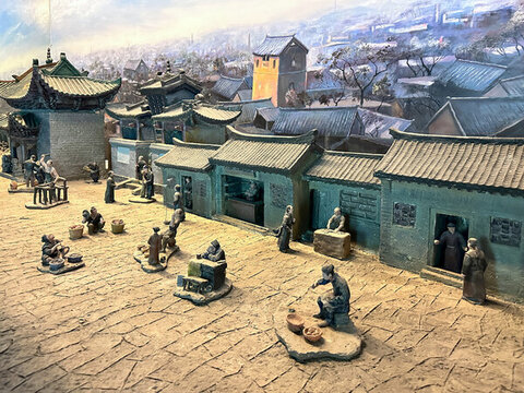 神垕古鎮(zhèn)古人生活場景復(fù)原