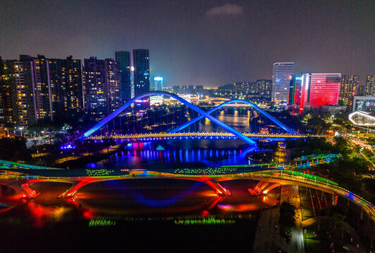 南沙區(qū)蕉門河雙橋