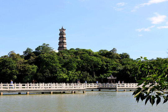 惠州西湖平湖風光