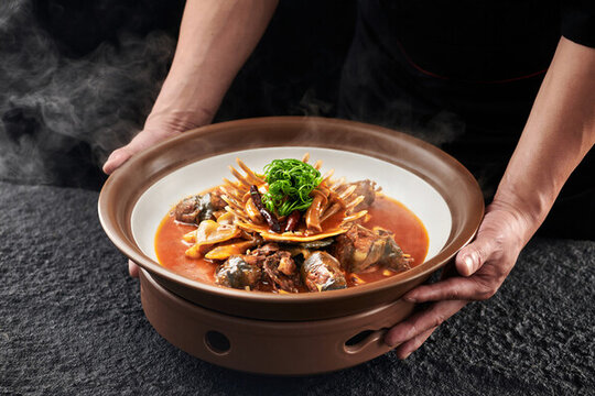 菌香黃燜甲魚