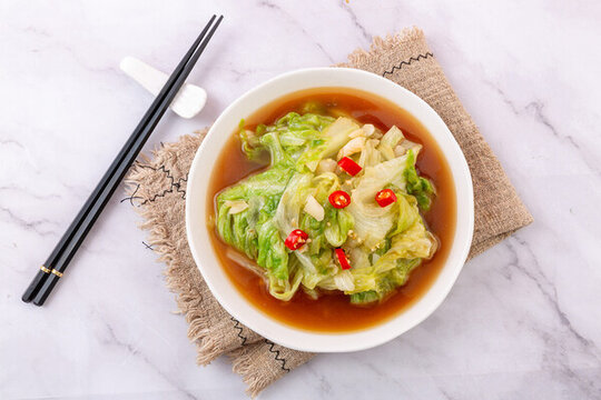 蒜蓉耗油生菜球