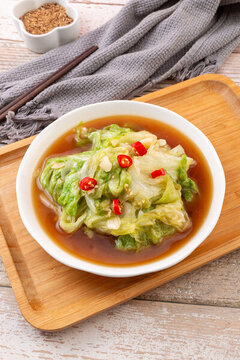 蒜蓉耗油生菜球