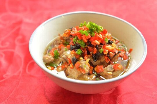 豆辣蒸排骨