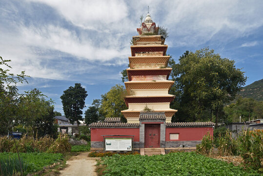 河北省石家莊市靈壽縣幽居寺塔