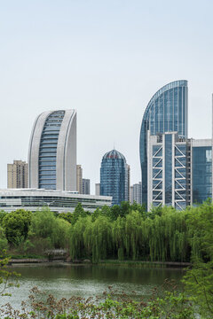 紹興鏡湖新區(qū)城市風(fēng)光
