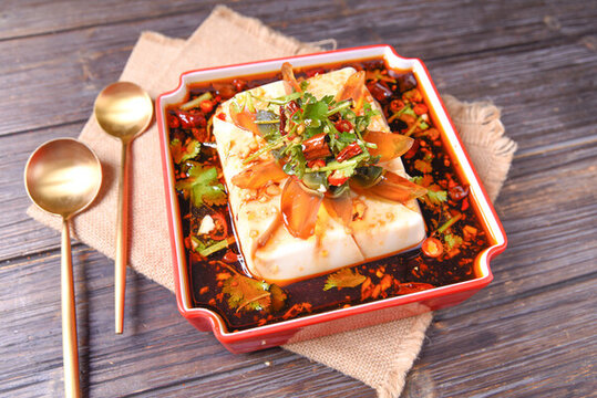 松花豆腐
