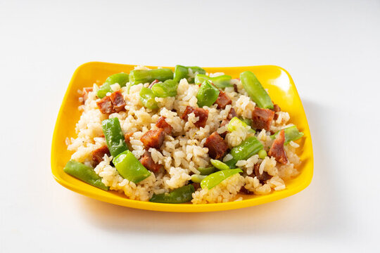 豆角臘腸炒飯