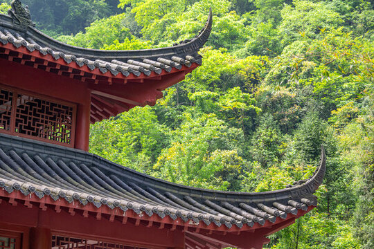 古建筑屋檐翹腳