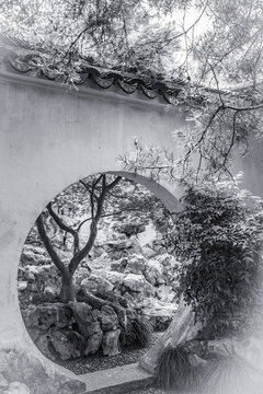 園林庭院老照片