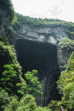 重慶武隆后坪鄉(xiāng)天坑群景觀