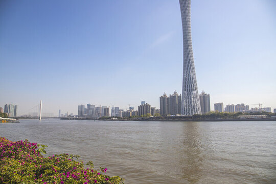 中國廣東廣州海心沙風光