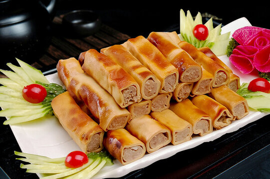 熏夾肉豆腐卷