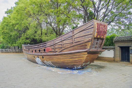 老龍頭寧海城明朝的戰(zhàn)艦模型