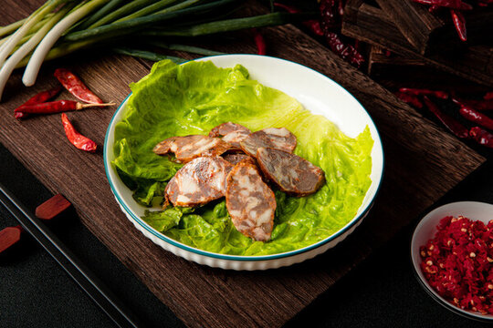 麻辣燙菜品臘腸