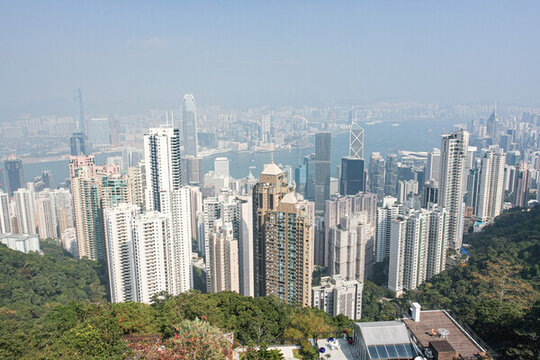 香港太平山全景