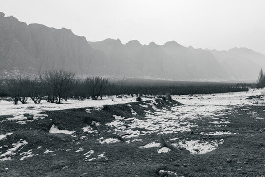 鄉(xiāng)村雪景