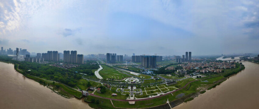 佛山新城中德友好公園全景