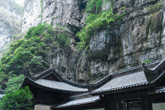 重慶武隆后坪鄉(xiāng)天坑群建筑景觀