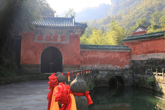 湖北十堰武當山風景區(qū)風光