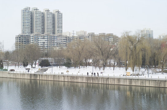 冬日汾河公園