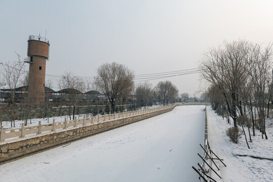 蔚縣雪景