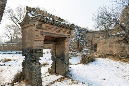 單堠石旗桿關(guān)帝廟