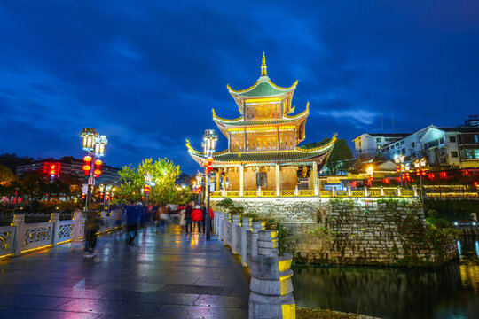 貴陽甲秀樓夜景