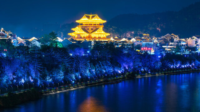 廣西柳州百里柳江夜景