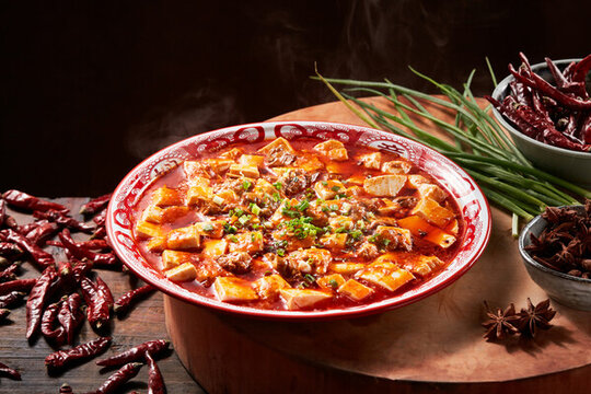 麻婆豆腐燒腦花