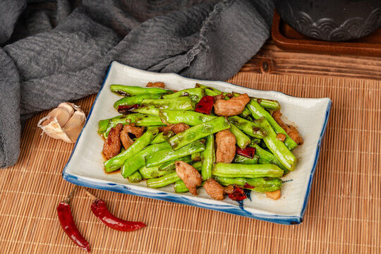 四季豆炒肉