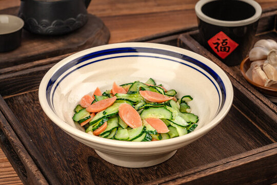 黃瓜炒火腿腸