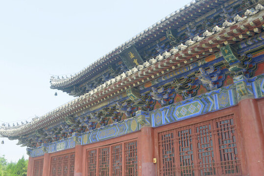 河南洛陽(yáng)白馬寺法寶閣特寫