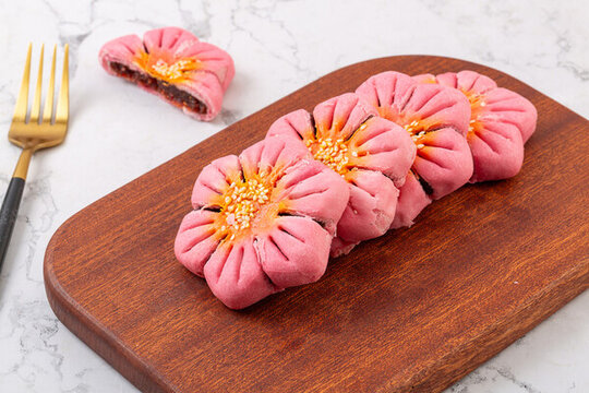 桃花酥中式糕點