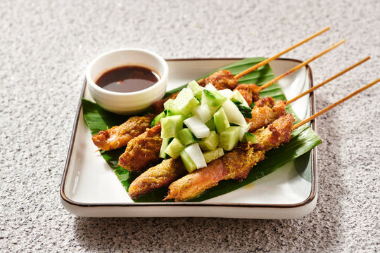 沙爹雞肉串