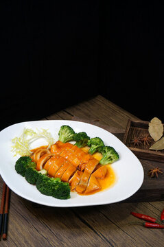 燒汁魷魚(yú)筒