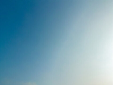 無(wú)人機(jī)高空航拍的藍(lán)色天空