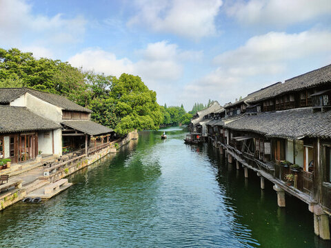 江南水鄉(xiāng)烏鎮(zhèn)風(fēng)光